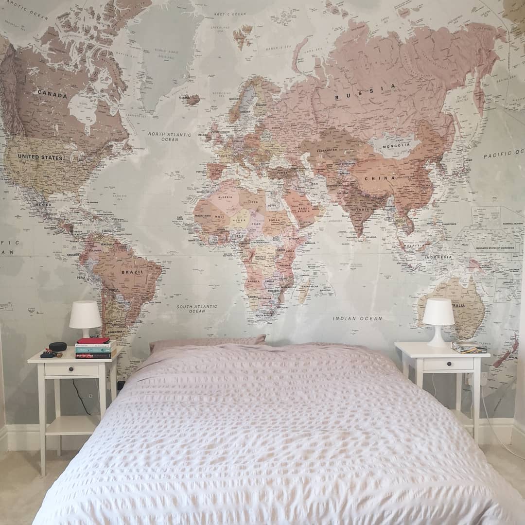Travel Inspired Bedroom