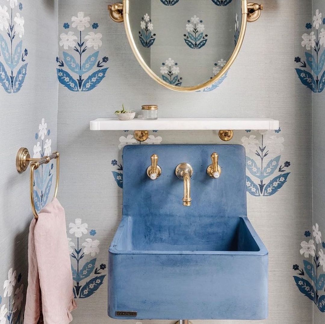 A Botanical Bliss Bathroom