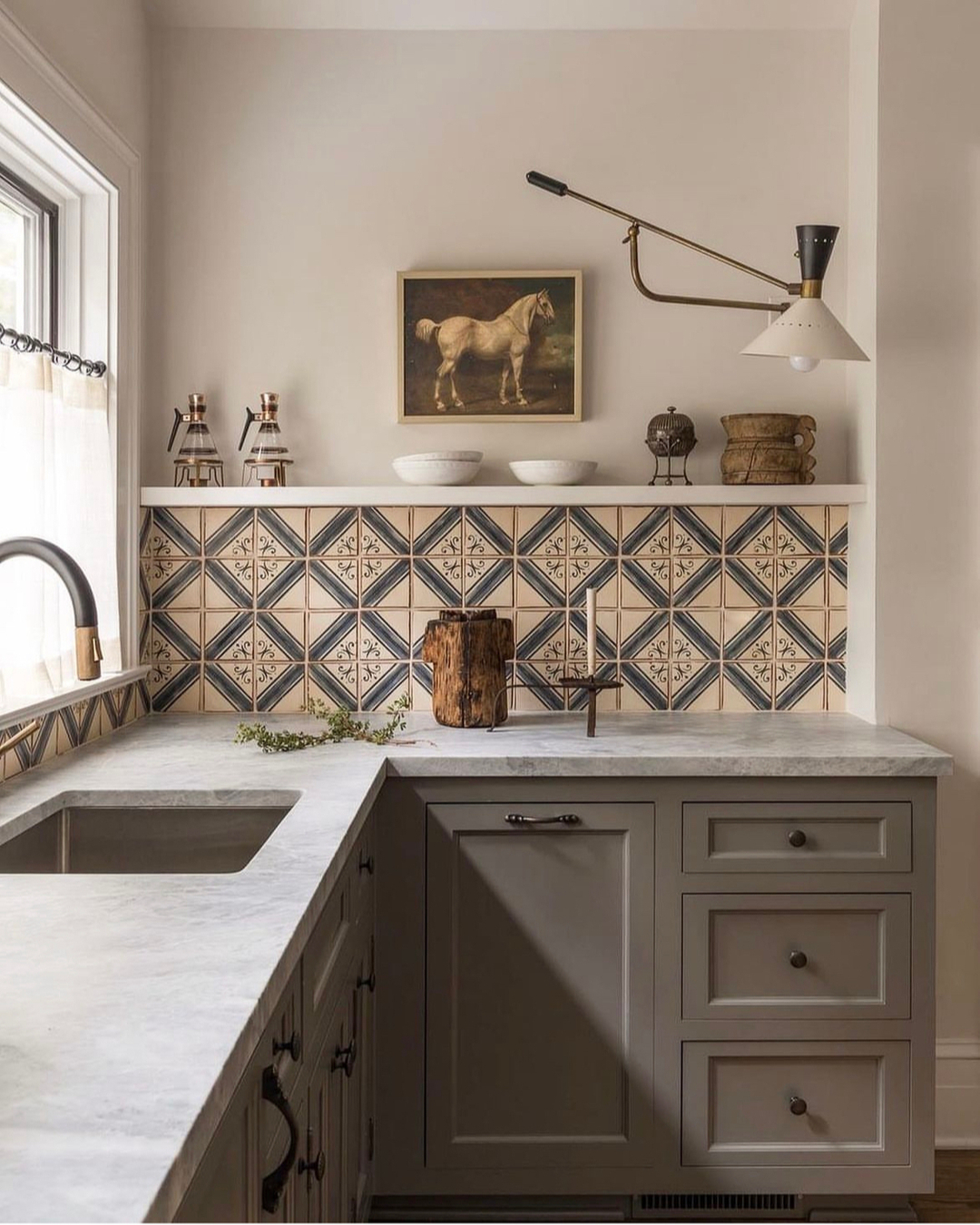 A Chic Geometric Kitchen