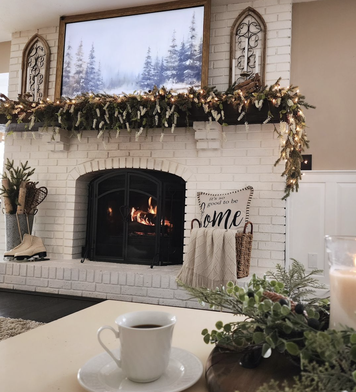 Cozy Winter Hearth