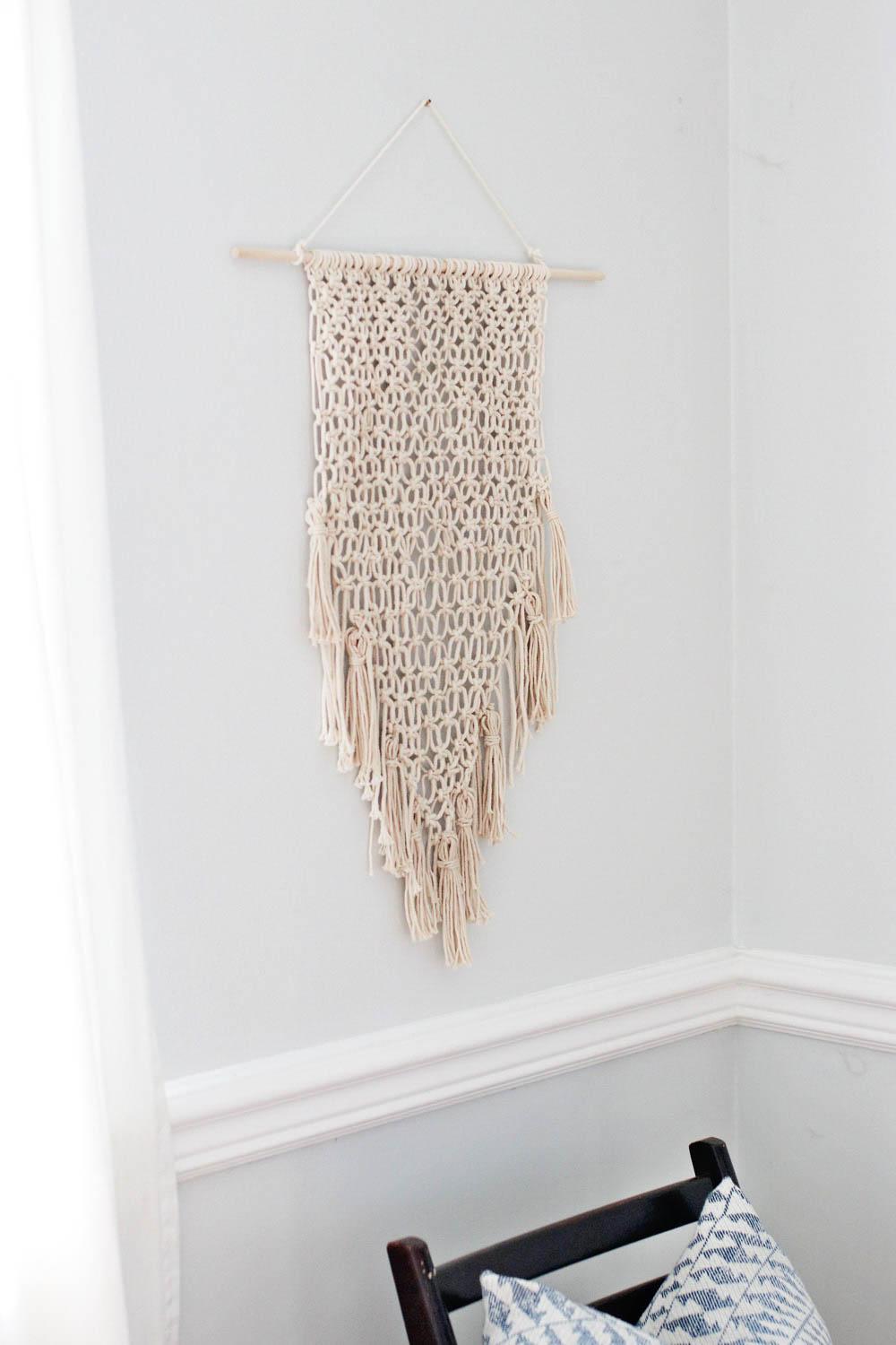Delicate Macrame Wall Hanging