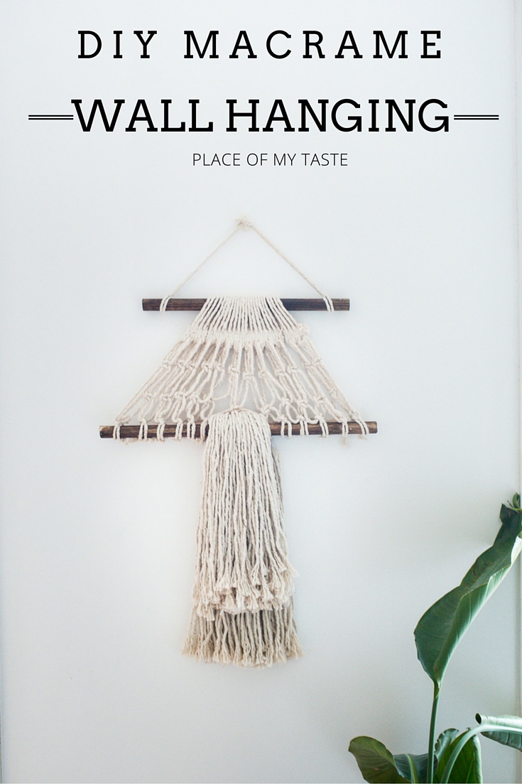 DIY Macrame Wall Hanging