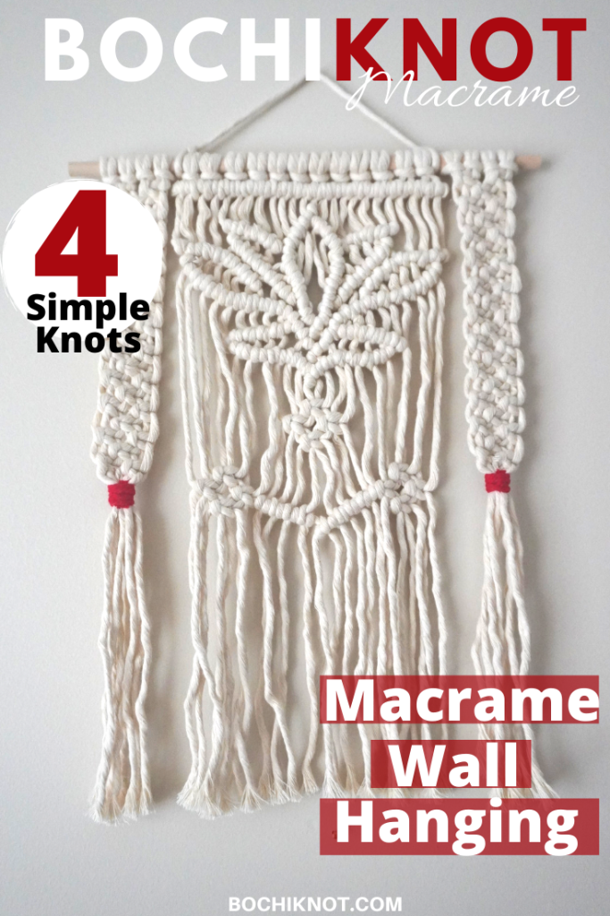 Lotus Pattern Macrame Wall Hanging