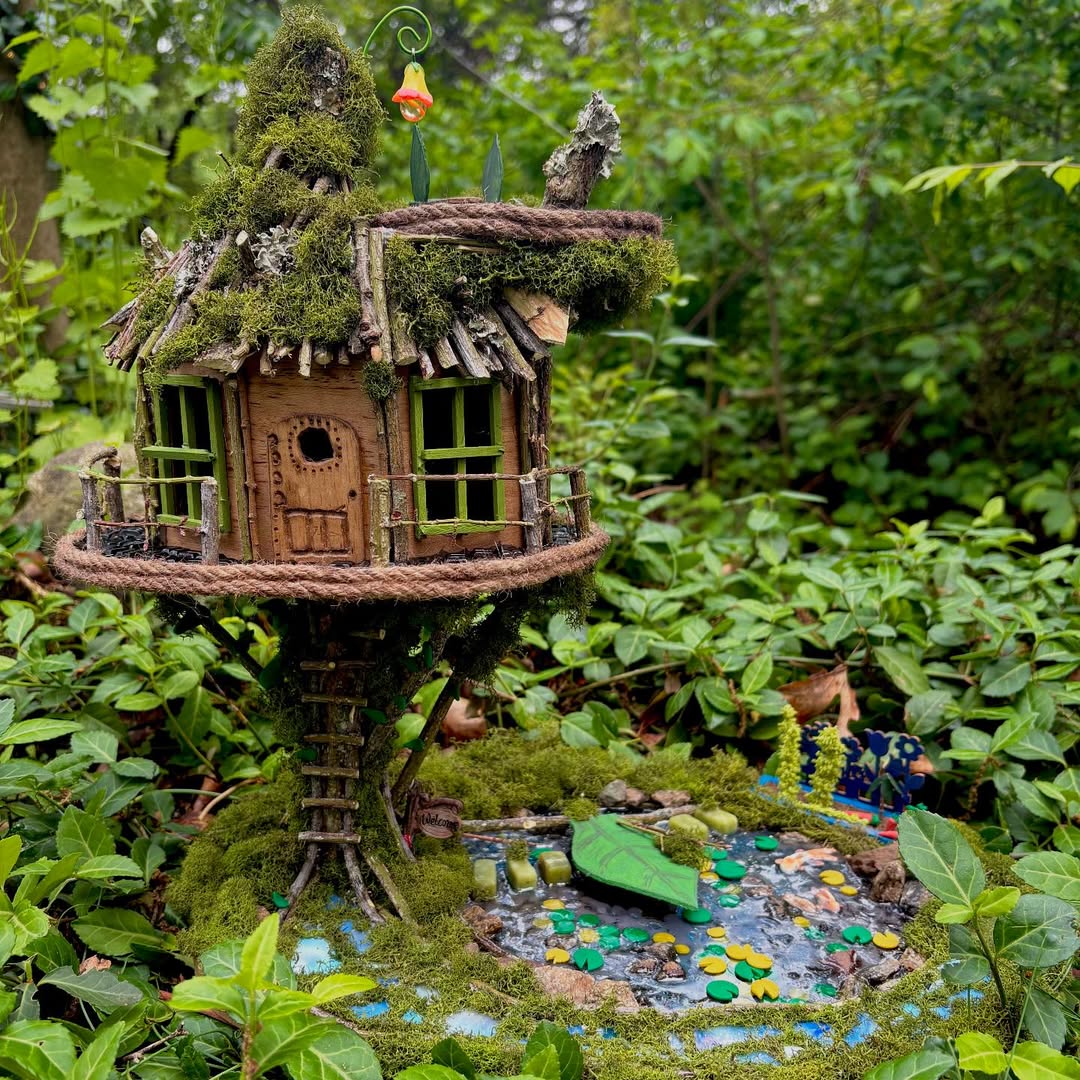 A Rustic Fairy Treehouse
