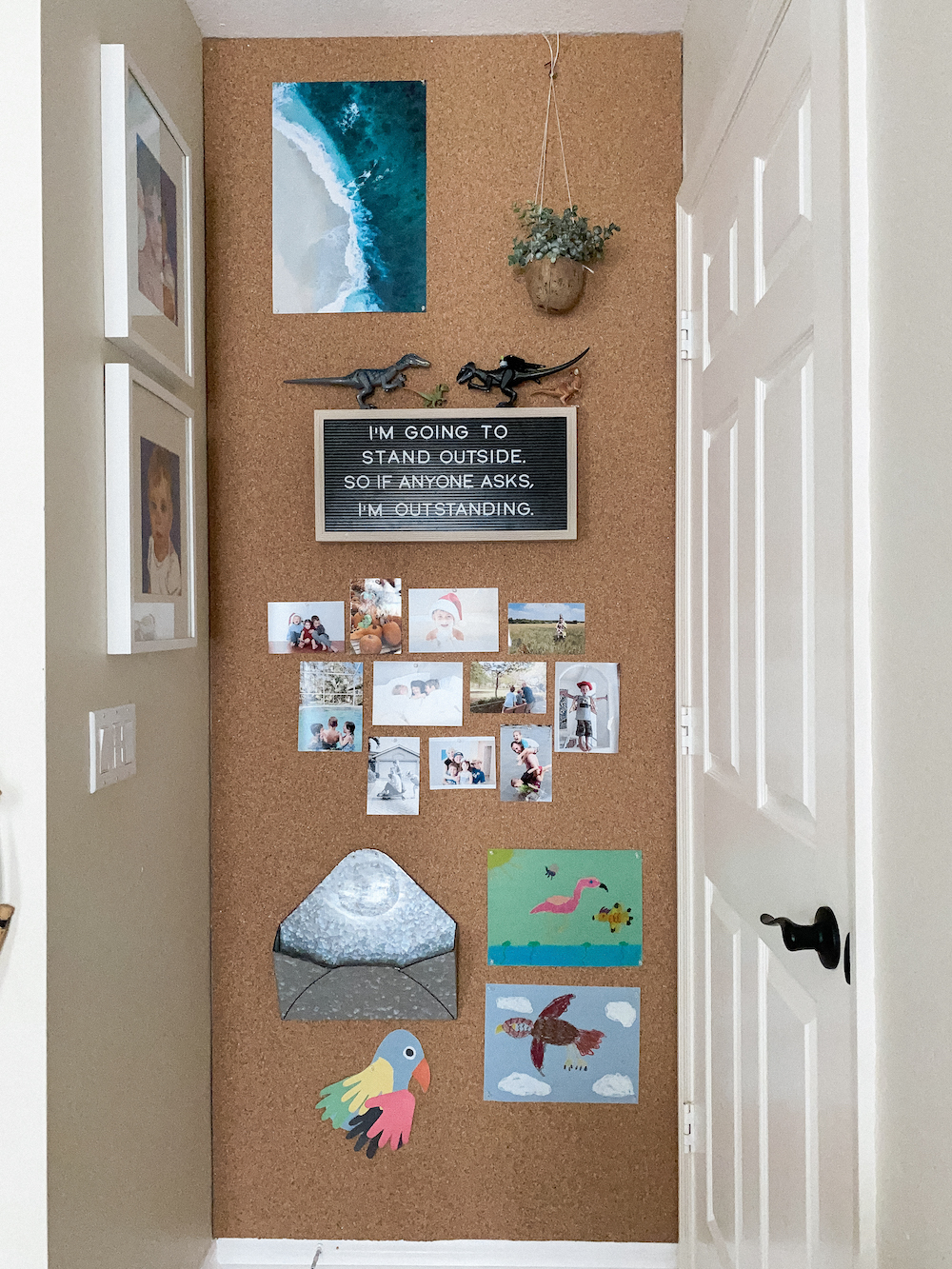 A Styled Wall Corkboard