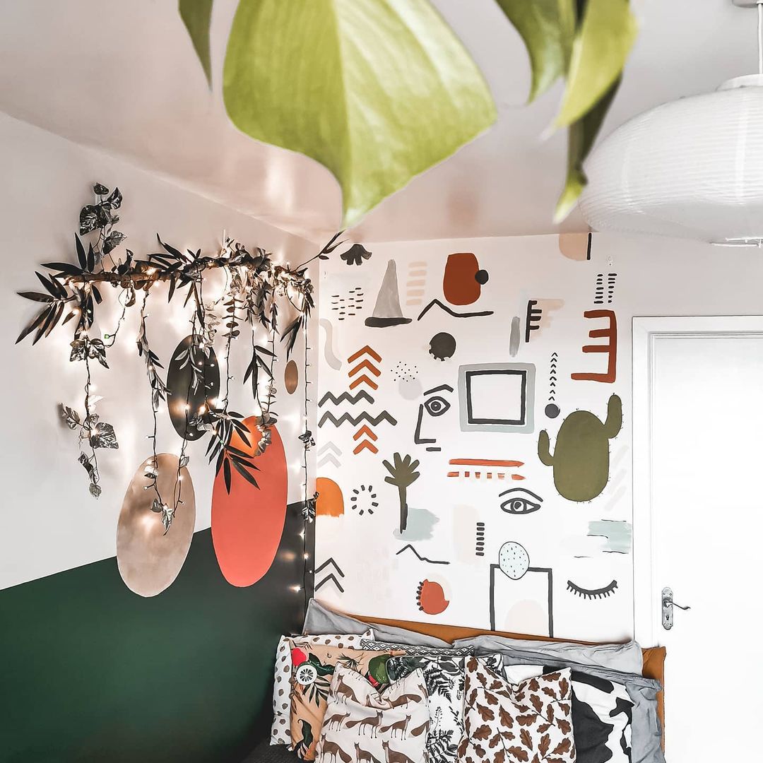 Abstract Wall Mural Nook