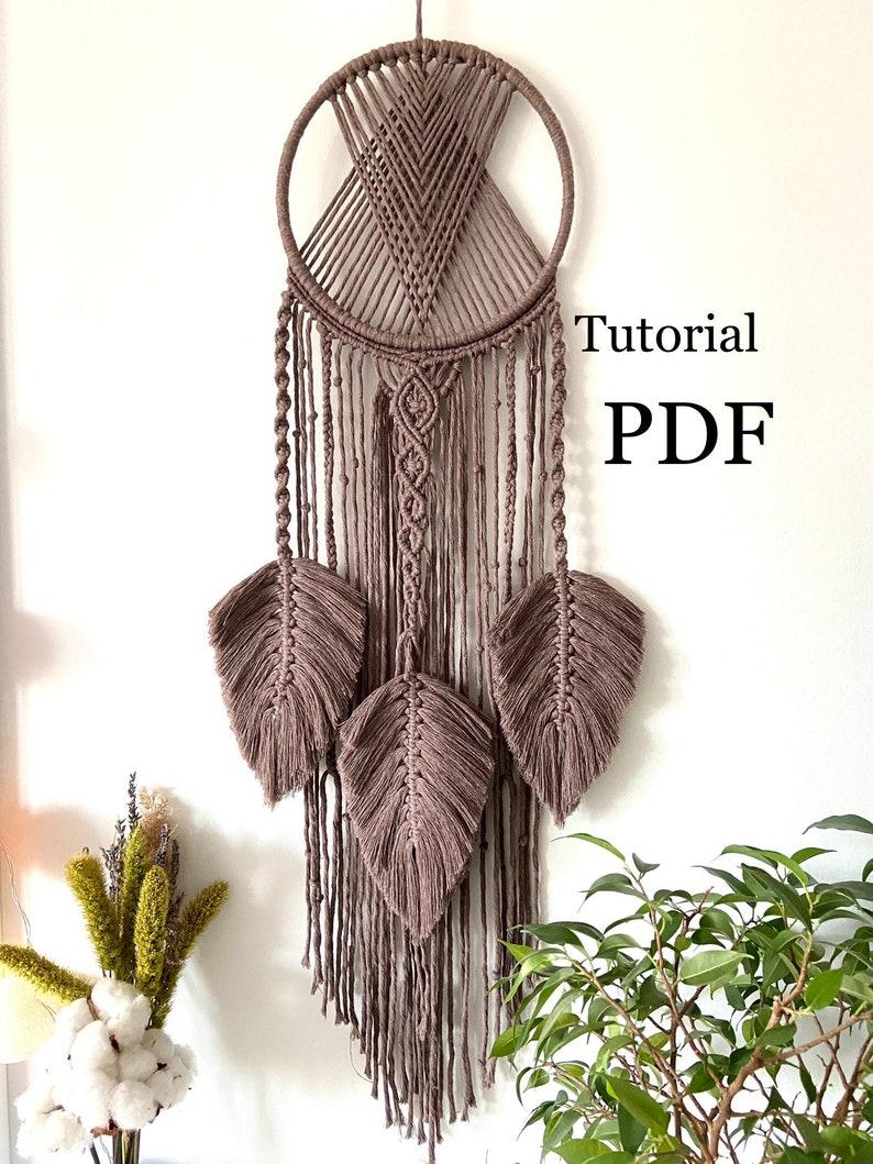 Macrame Dream Catcher Wall Hanging