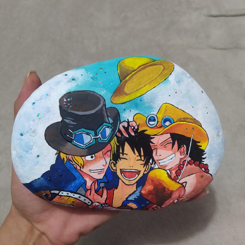 Anime Designs for Painted Rocks