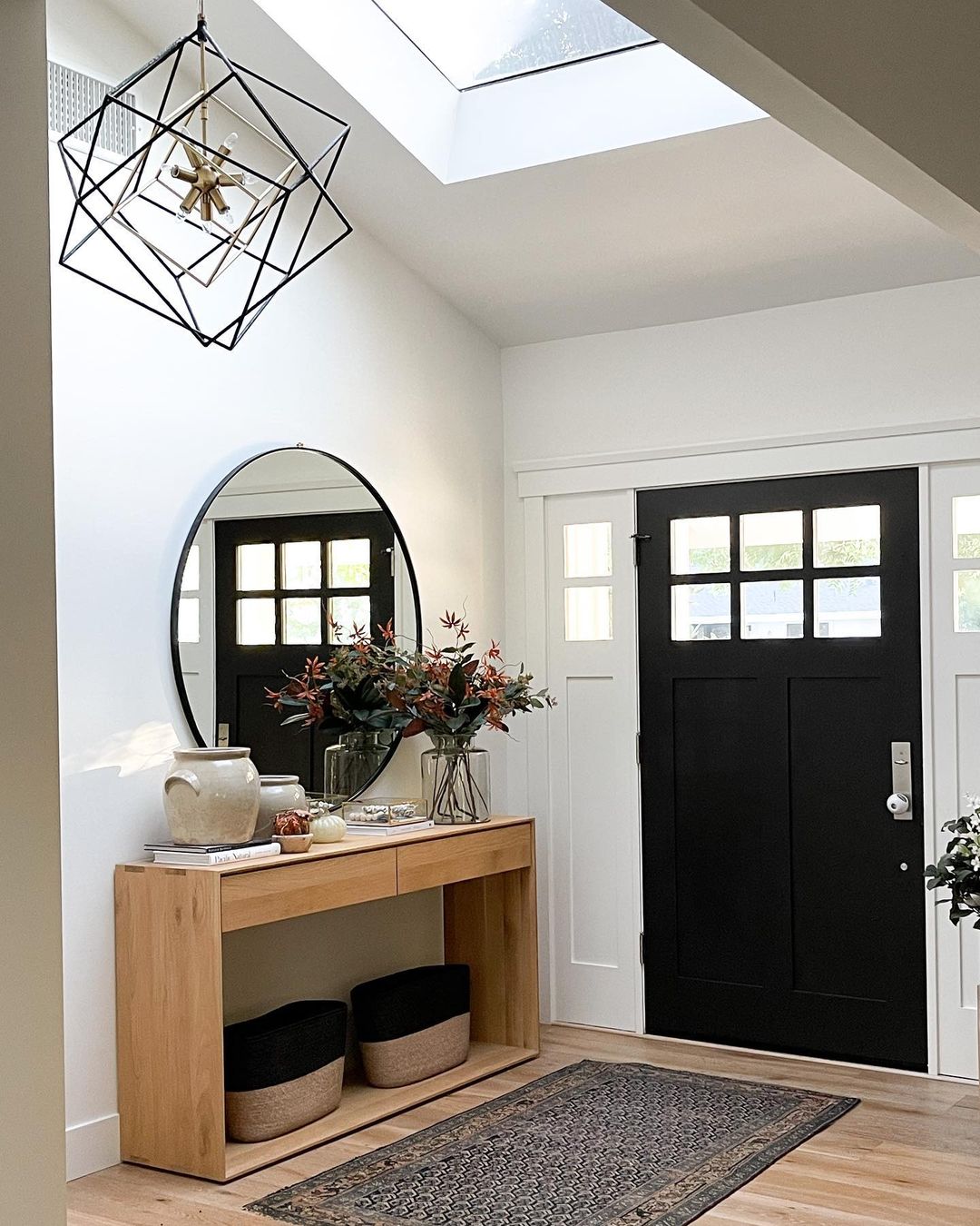 Arch Top Entryway Mirror