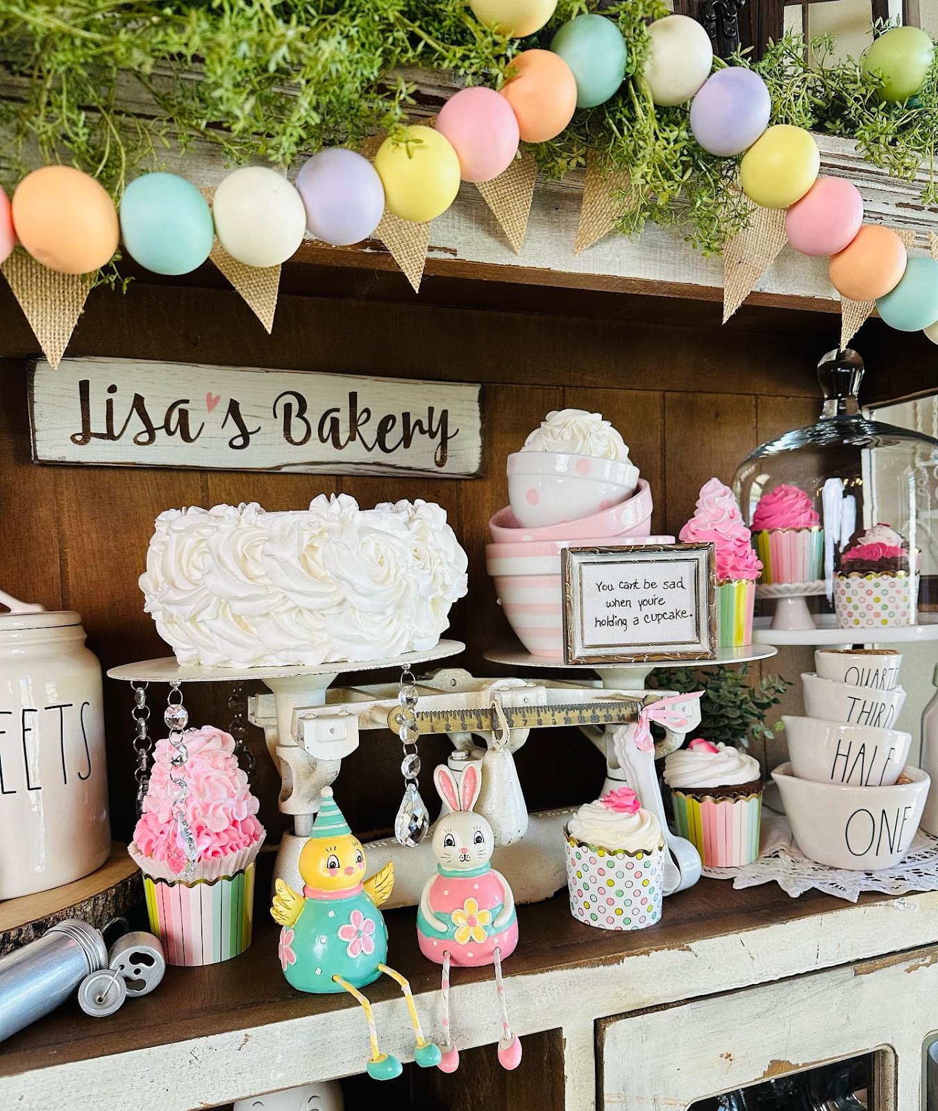 Bakery Theme Easter Shelf