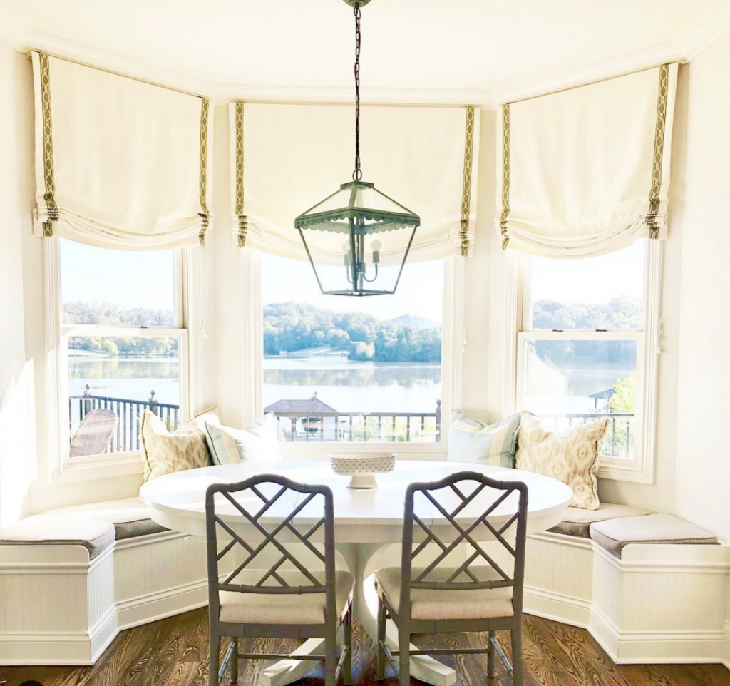 Bay Window in a Large Breakfast Nook