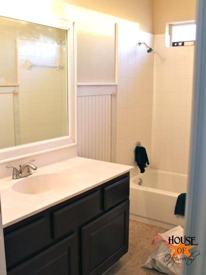 Beadboard Wainscoting in a Child's Bathroom