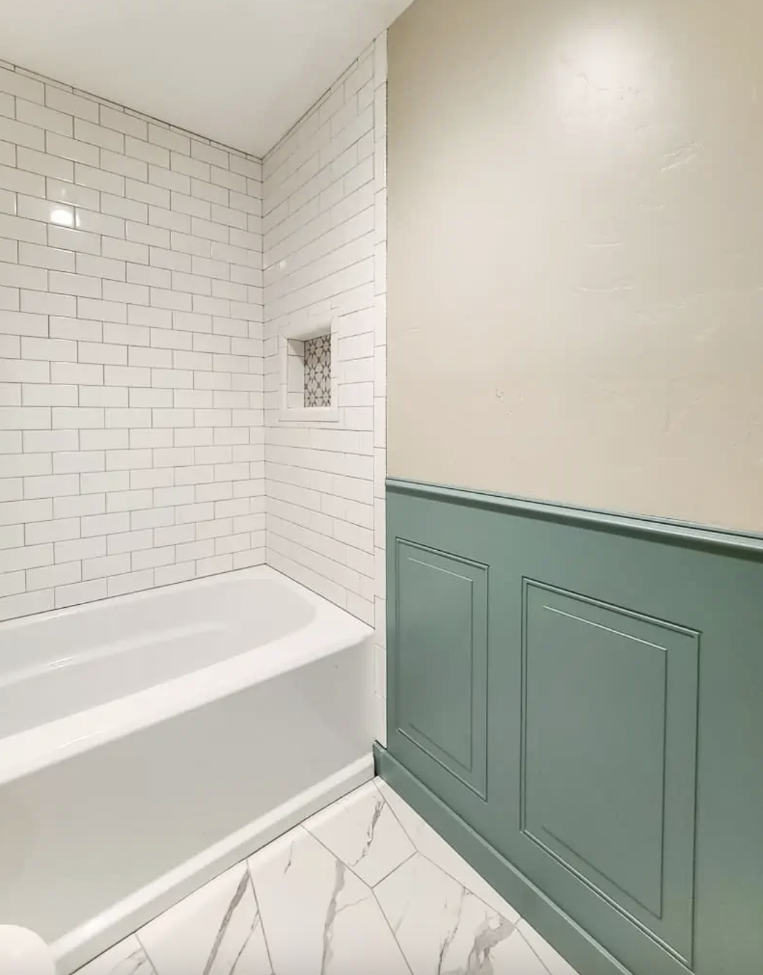 Beadboard Wainscoting on Drywall