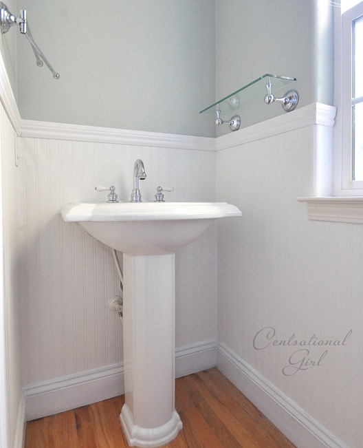 Beadboard Wallpaper Wall Installation
