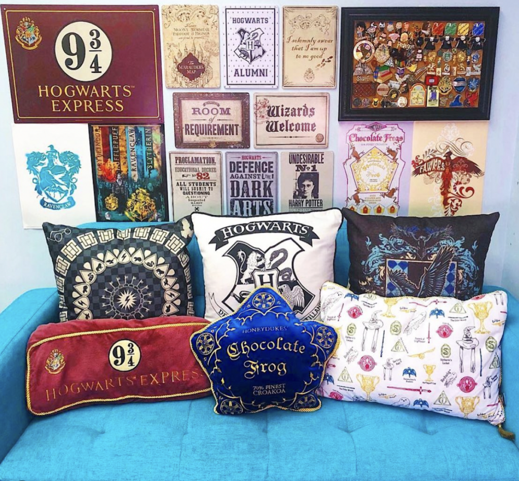 Behind Couch Harry Potter Decor