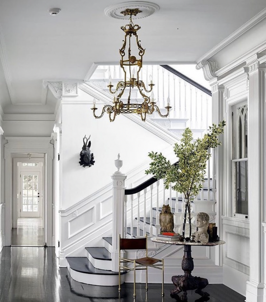 Black Risers and White Stairs