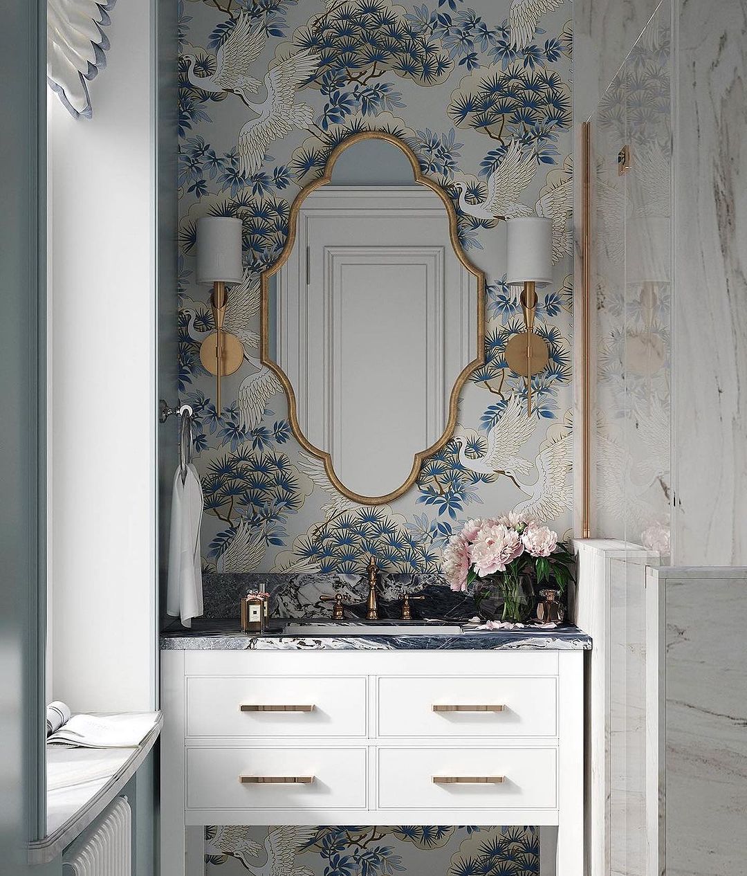 Blue Oriental Opulence