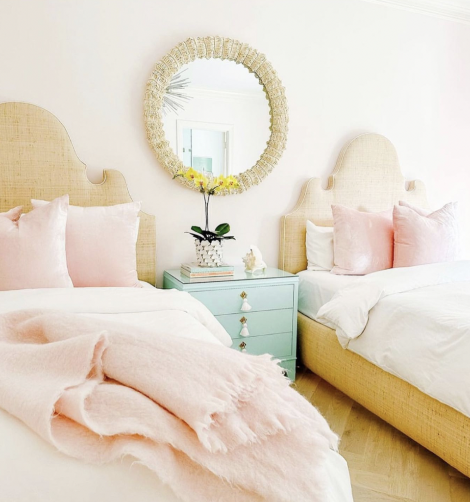 Boho Bedroom with Twin Beds