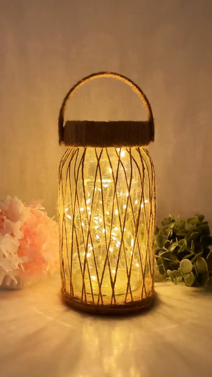 Boho Jar Mood Lighting Lantern
