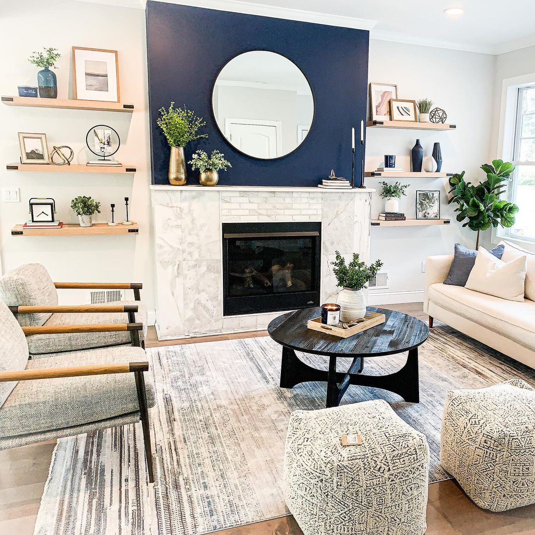 Combine Bold and Neutral for Coastal Drama