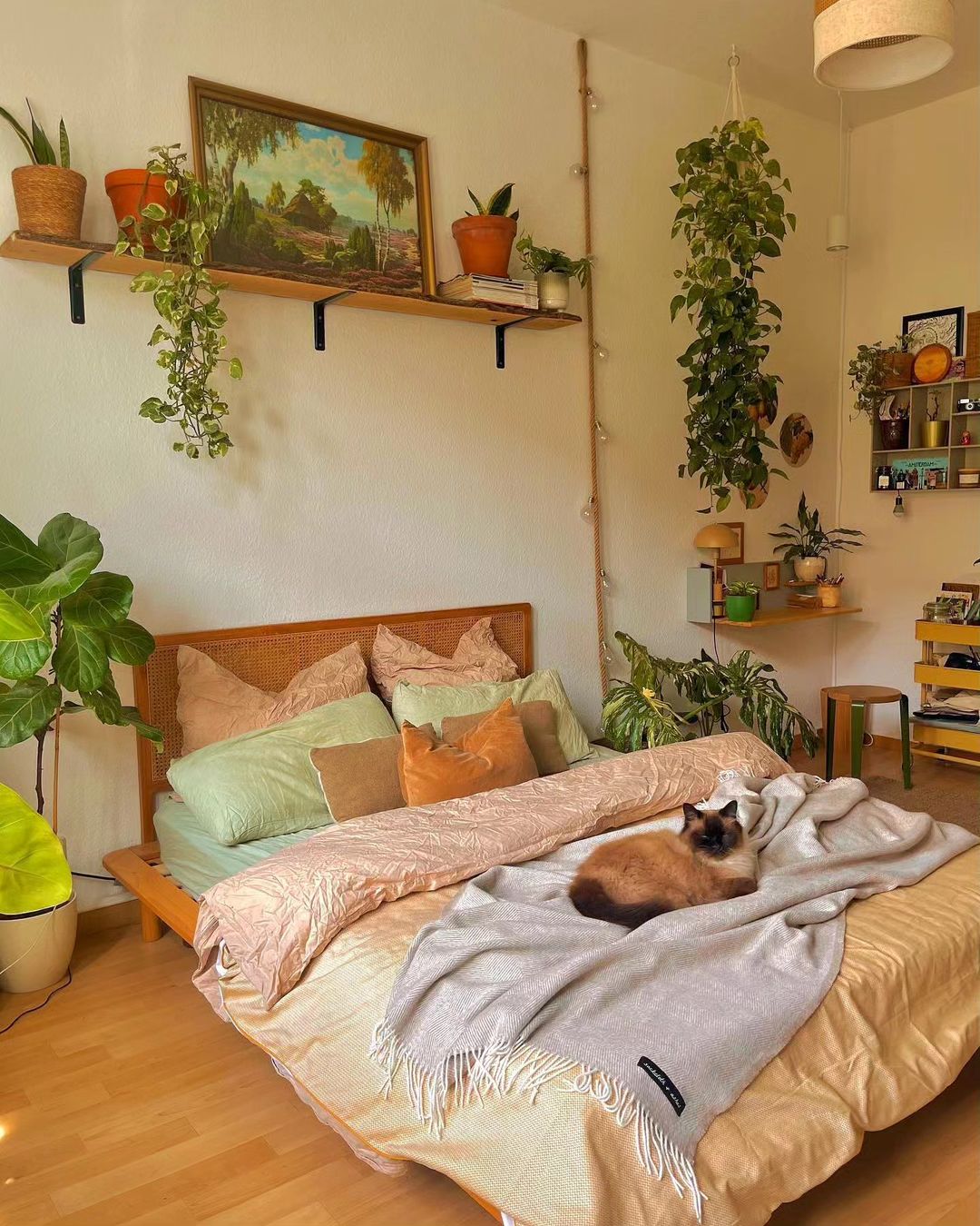 Botanical Chic Boho Bedroom