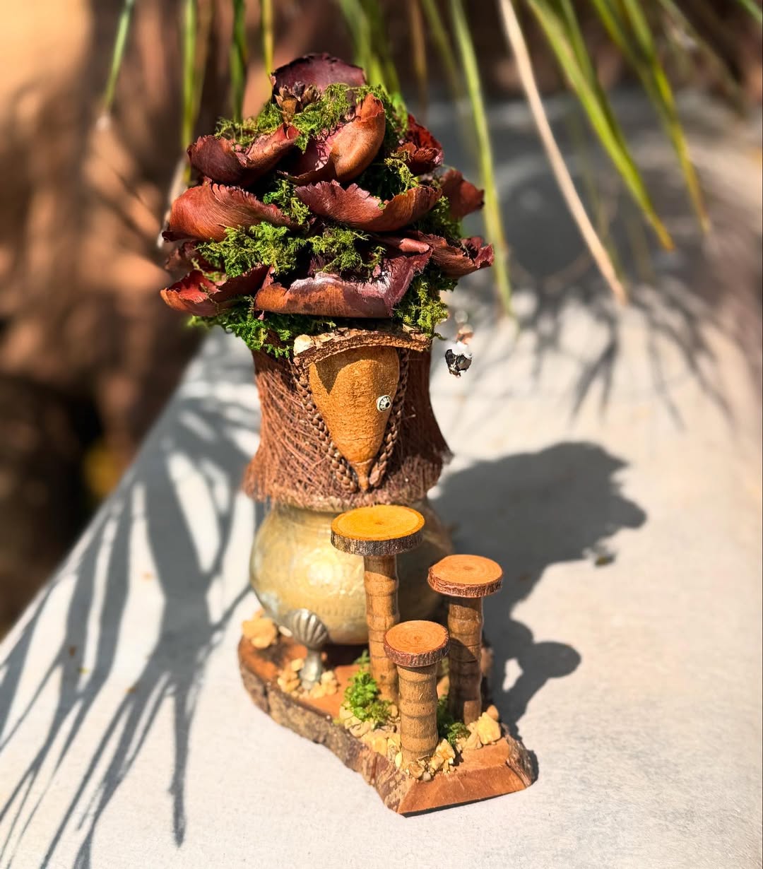 Brass Mushroom Hat