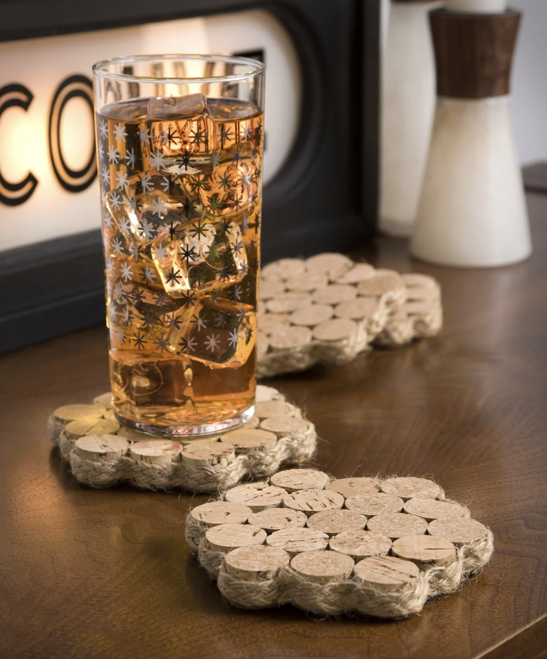 Budget-Friendly Coasters from Wine Corks