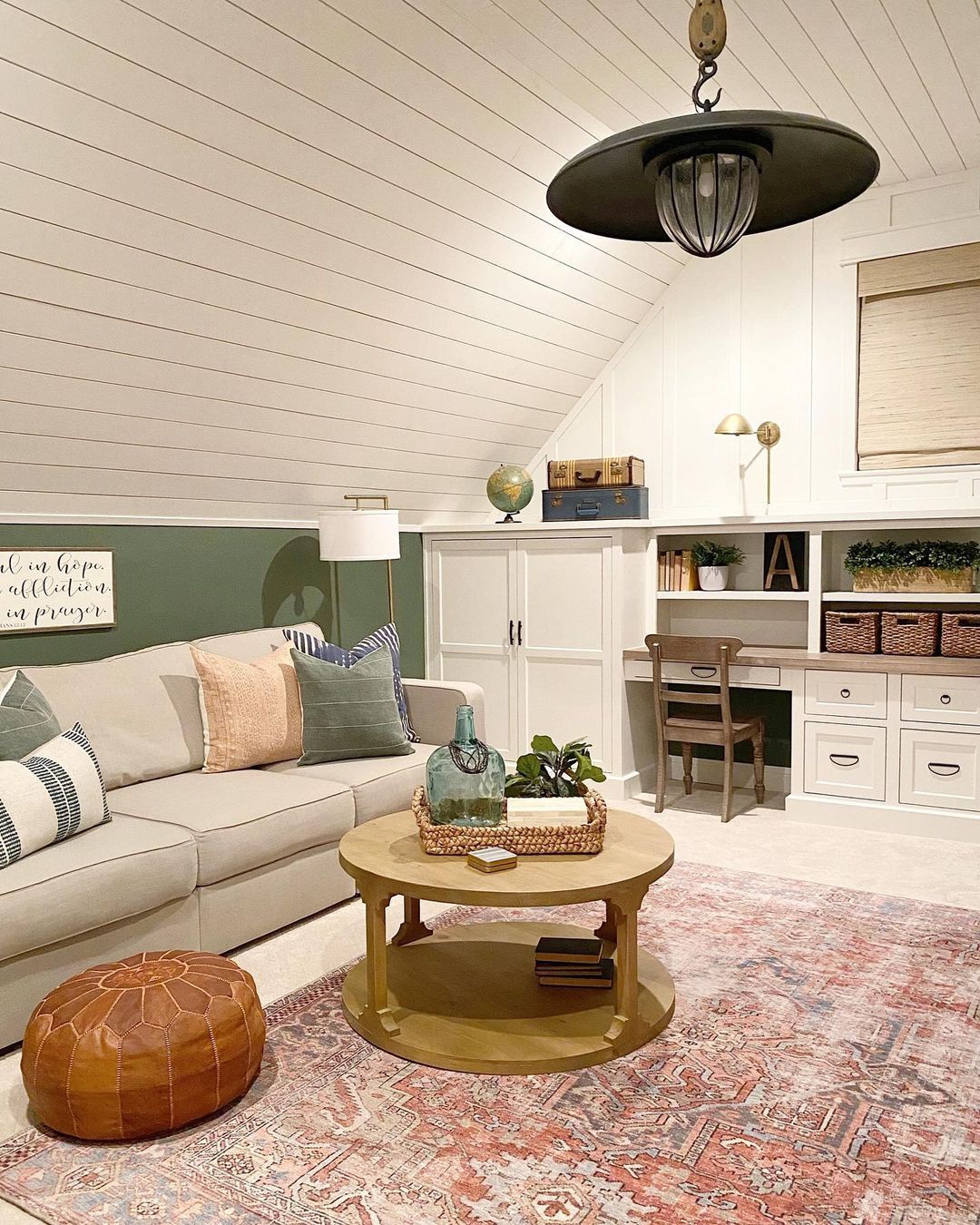 Built-In Attic Desk