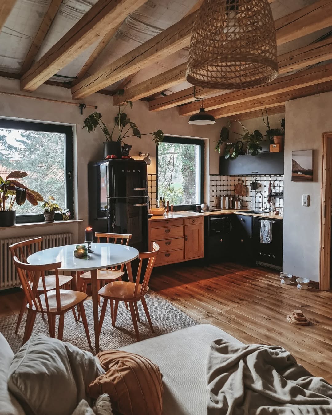 Cabin Boho Kitchen Style
