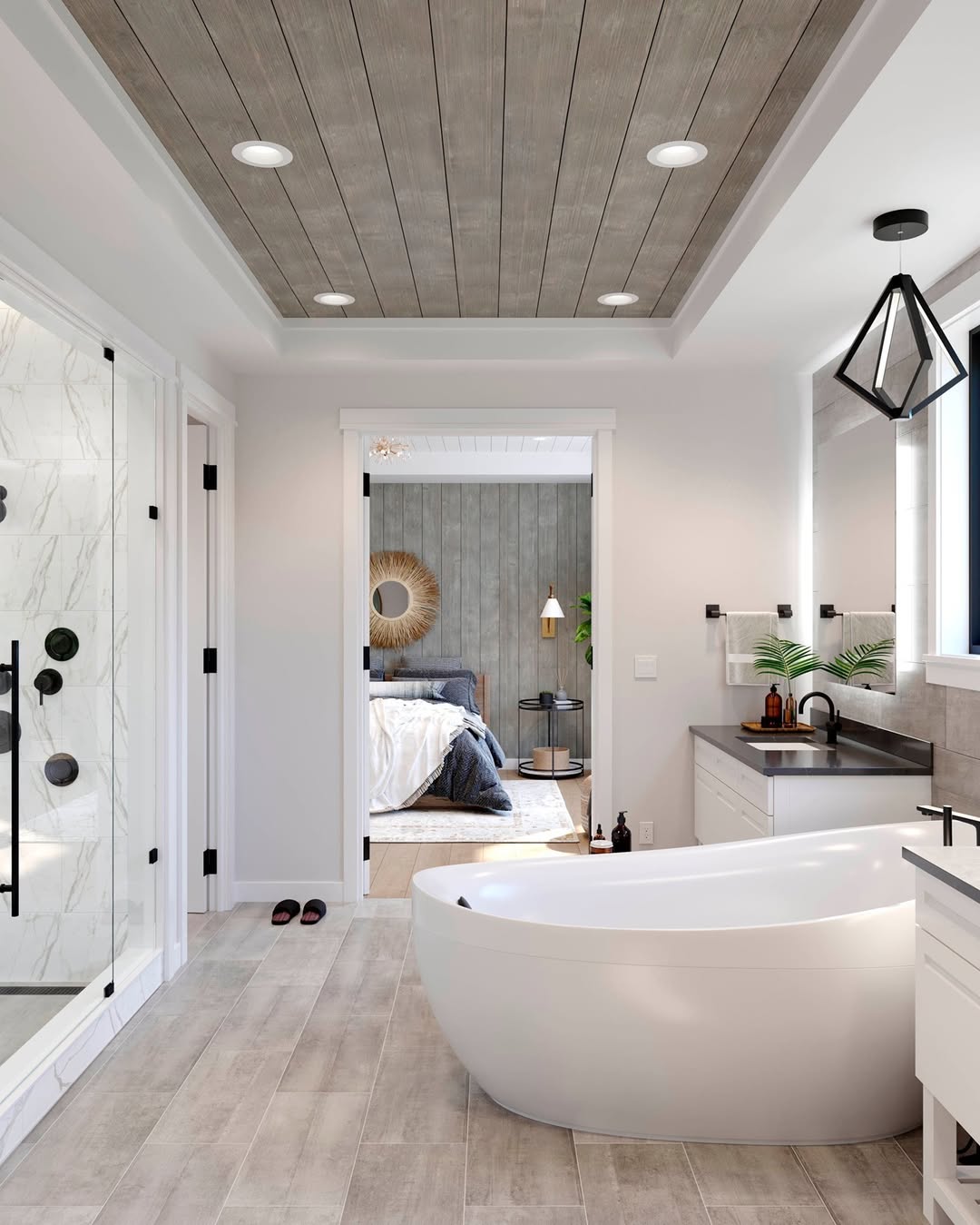 Cabin Spa Bathroom Ceiling