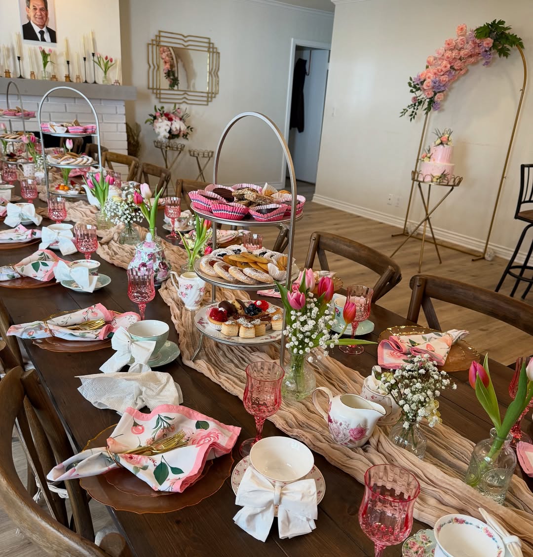 Cascading Dessert Stands