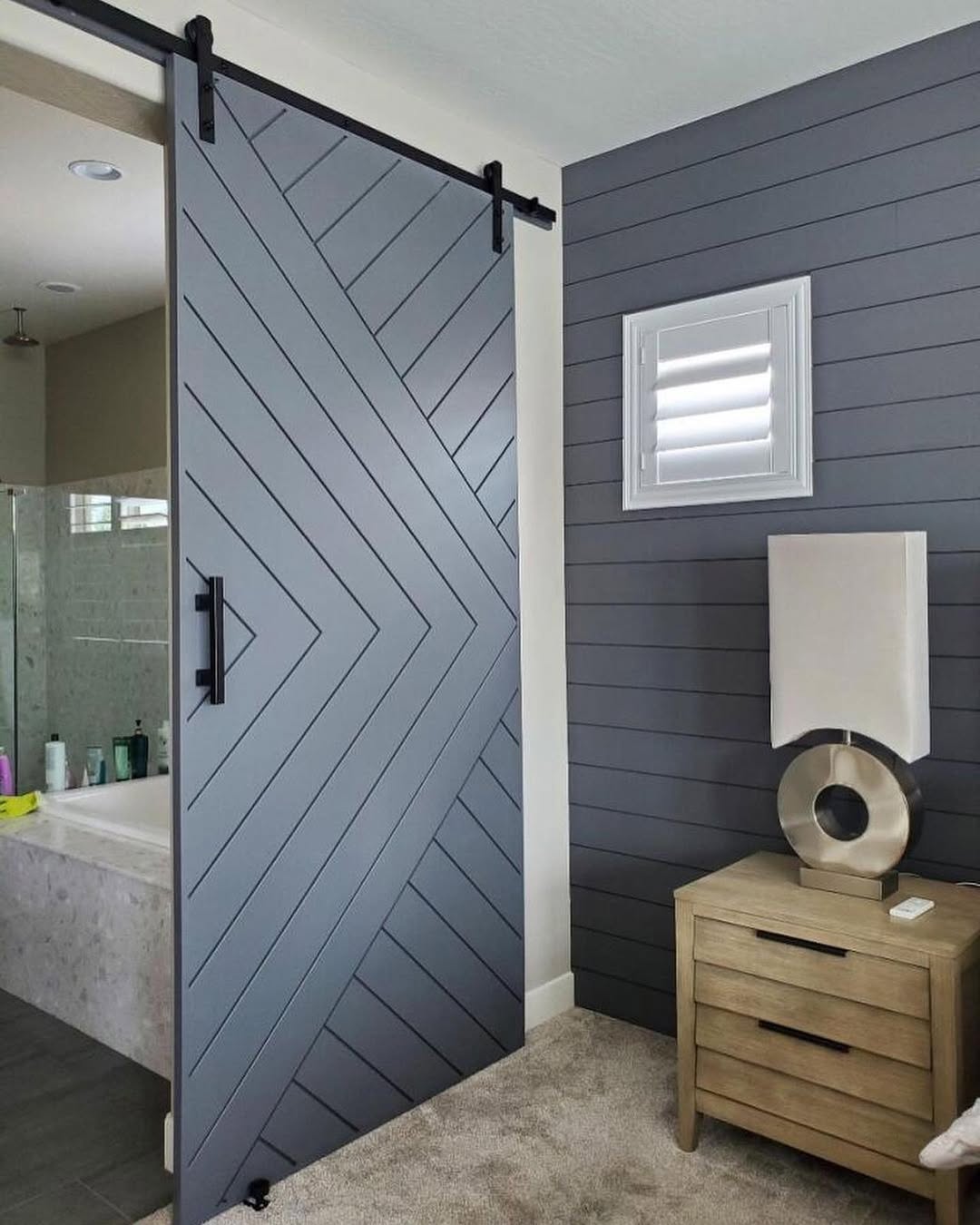 Chevron Sliding Barn Door