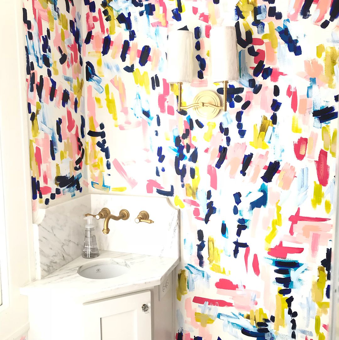 Chic Confetti Brushstrokes