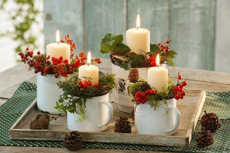 DIY Christmas Candle