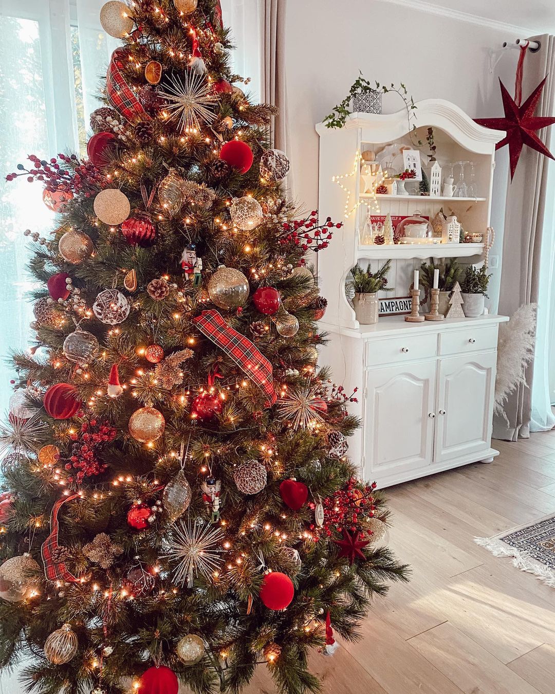 Christmas setting for a cozy nook