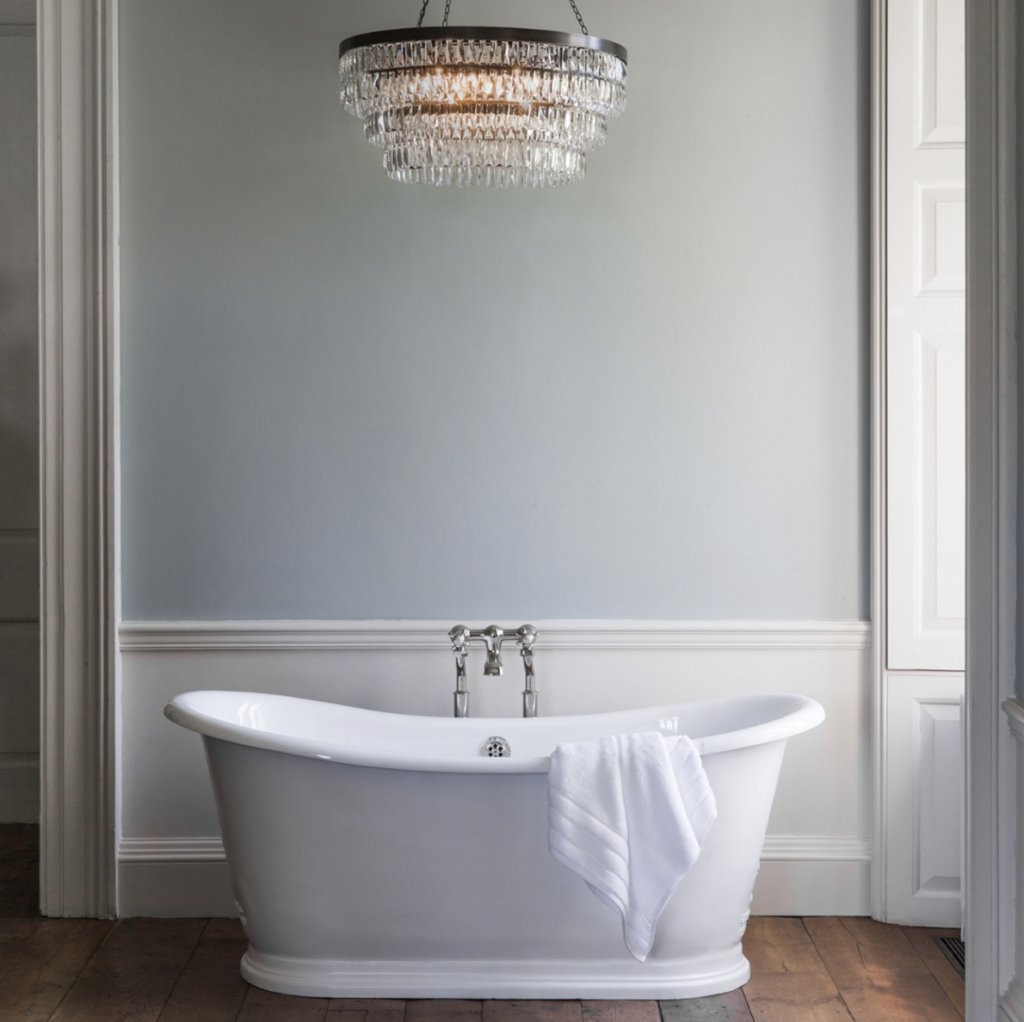 Chrome Bathroom Light Fixture