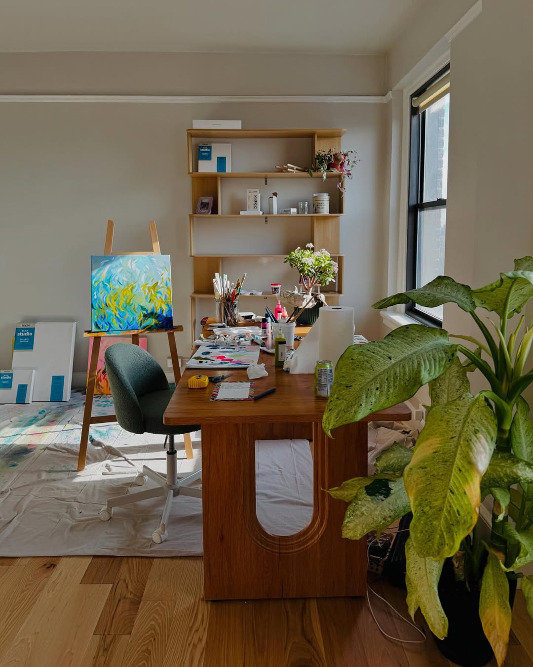 City Studio with Earthy Accents