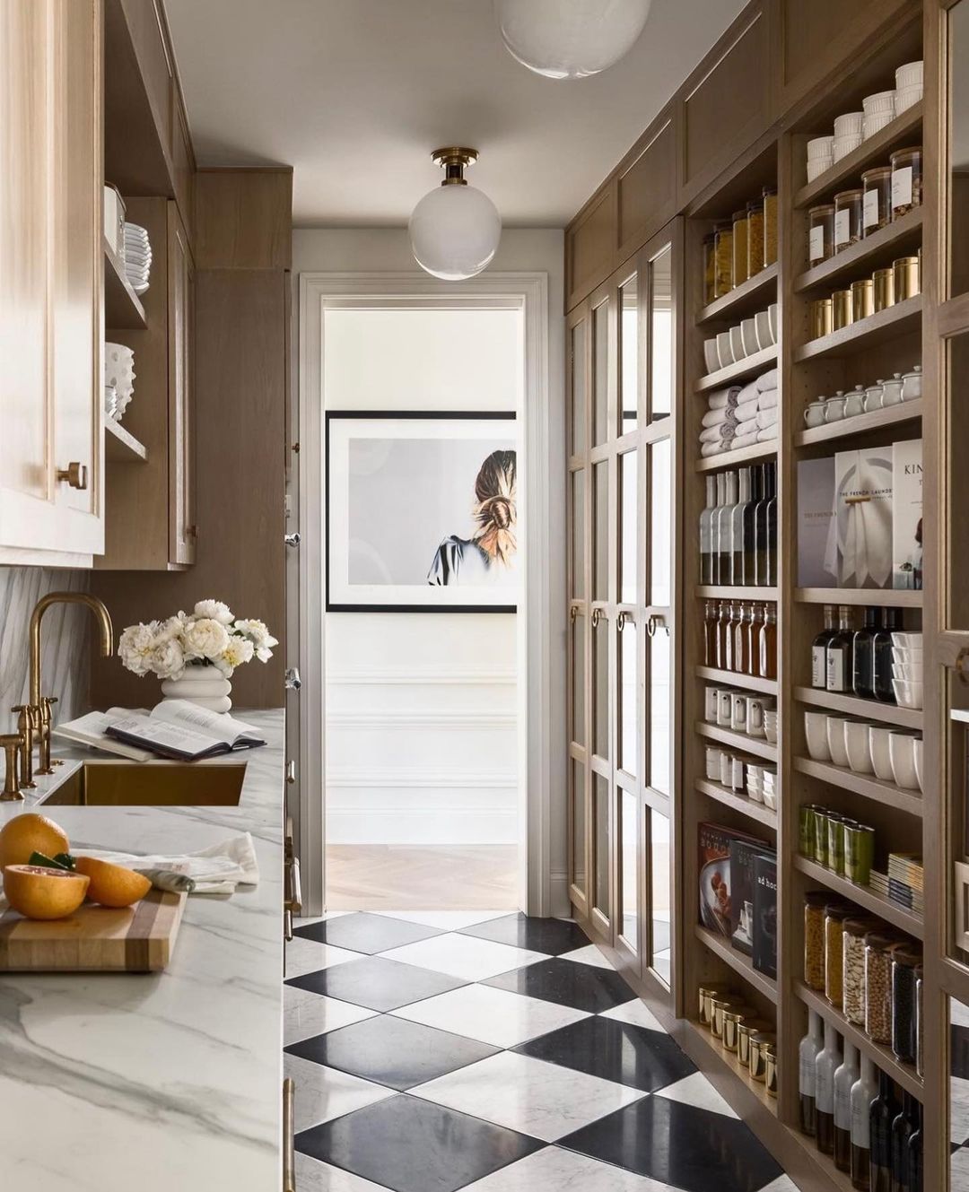 Classic Elegance in Pantry Design