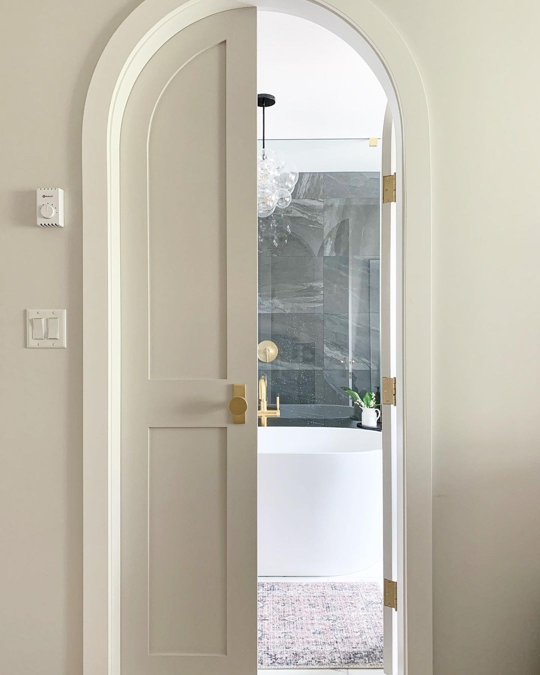 Classic French Arched Door