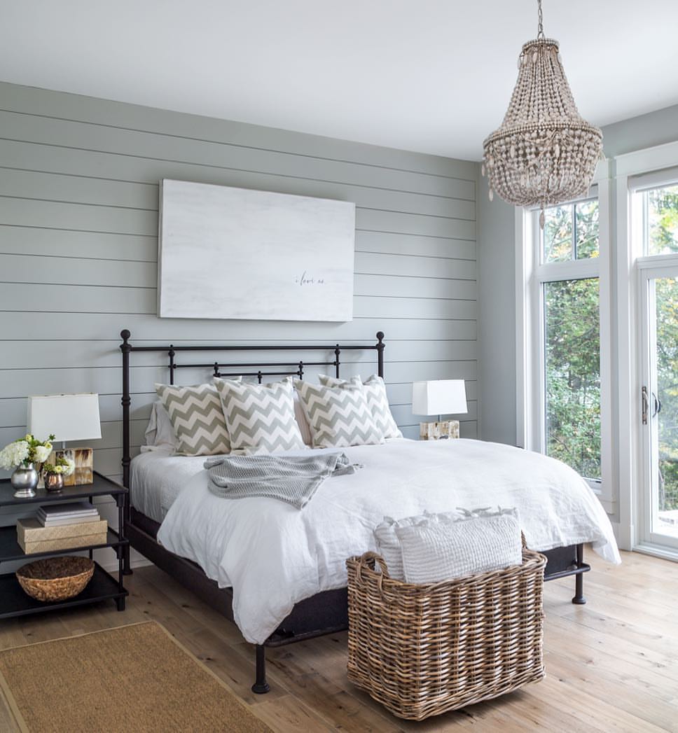 Coastal Chevron Bedroom
