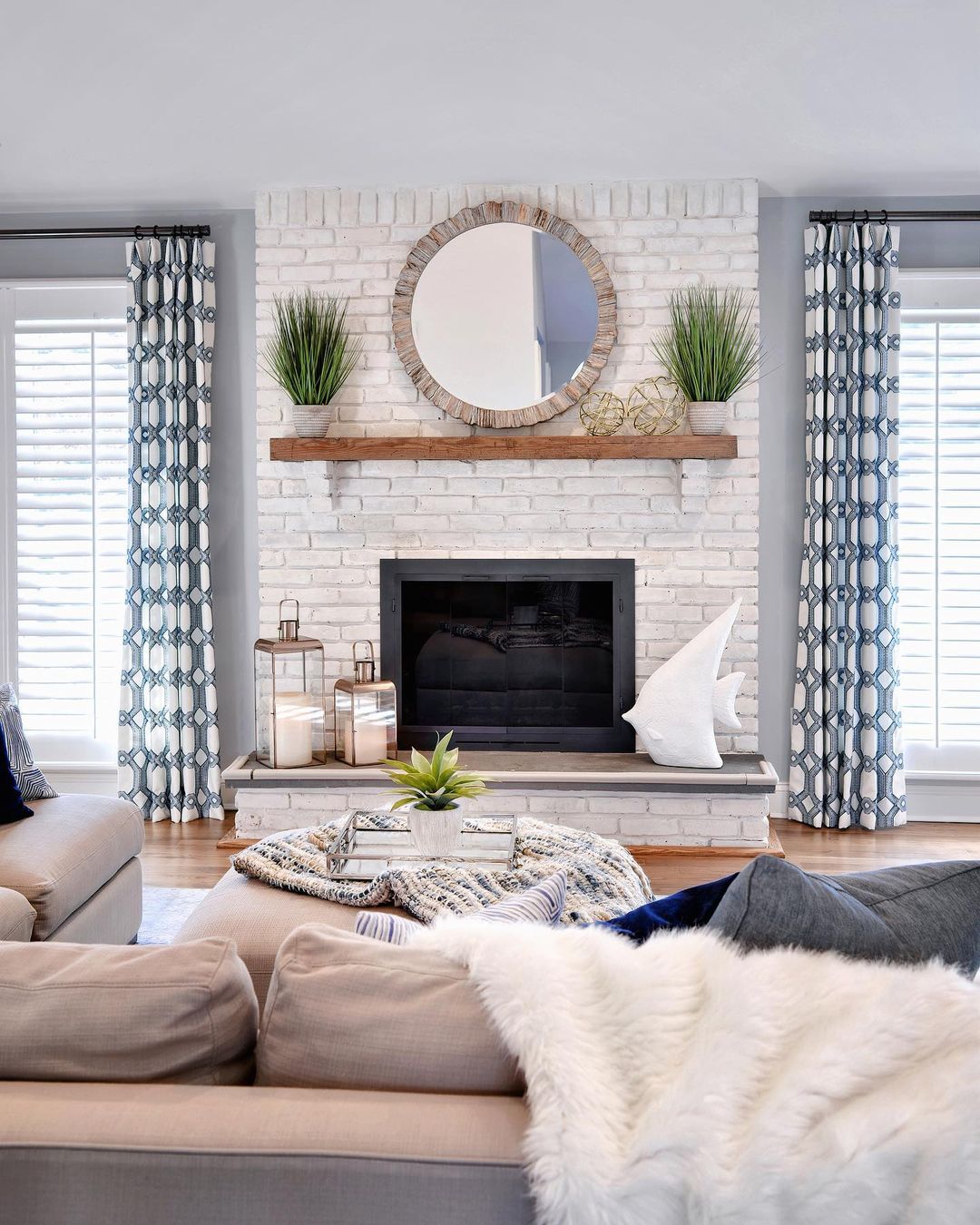 Infuse Coastal Flair with Whitewashed Brick