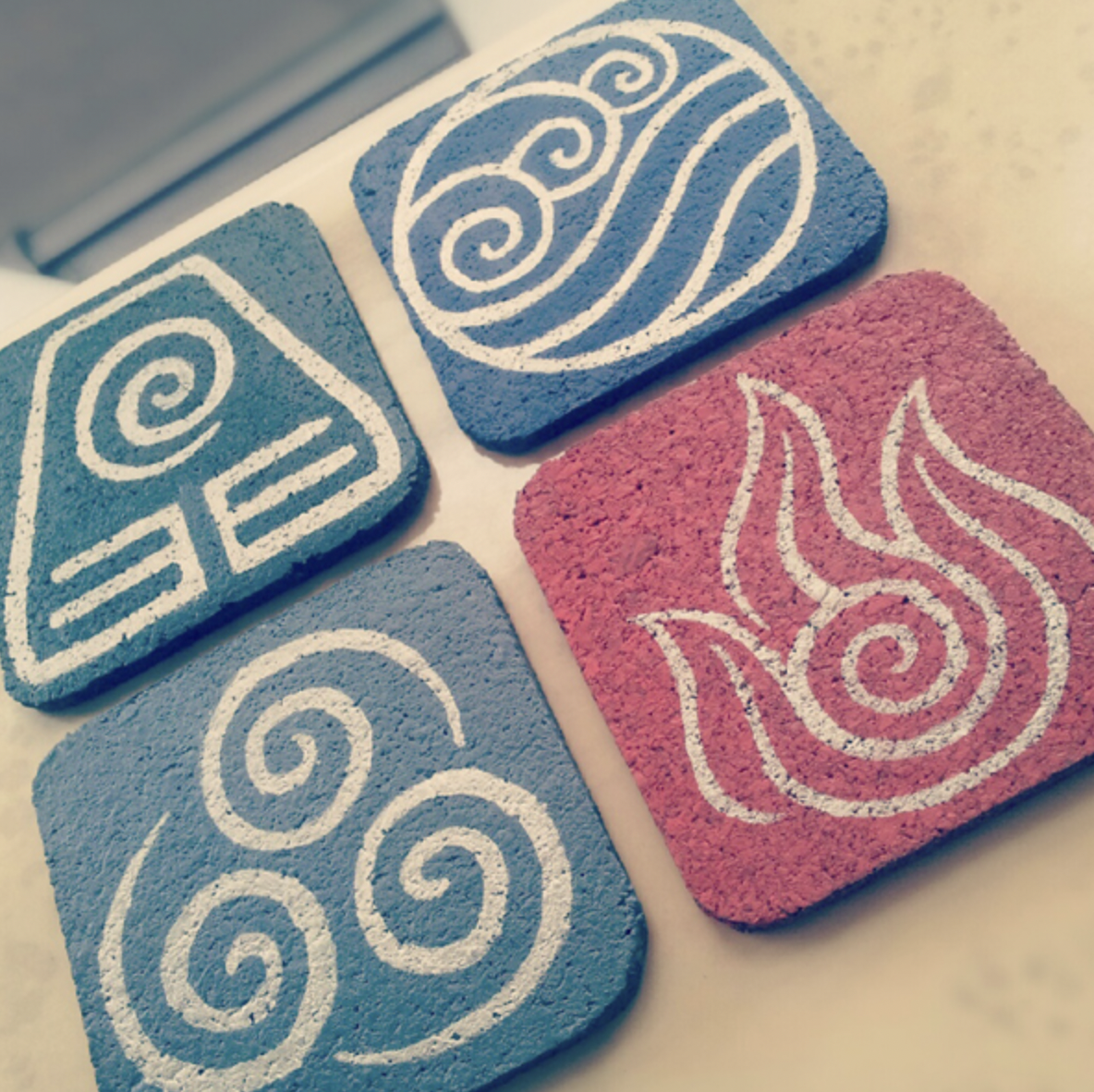 Colorful Cork Coaster Craft