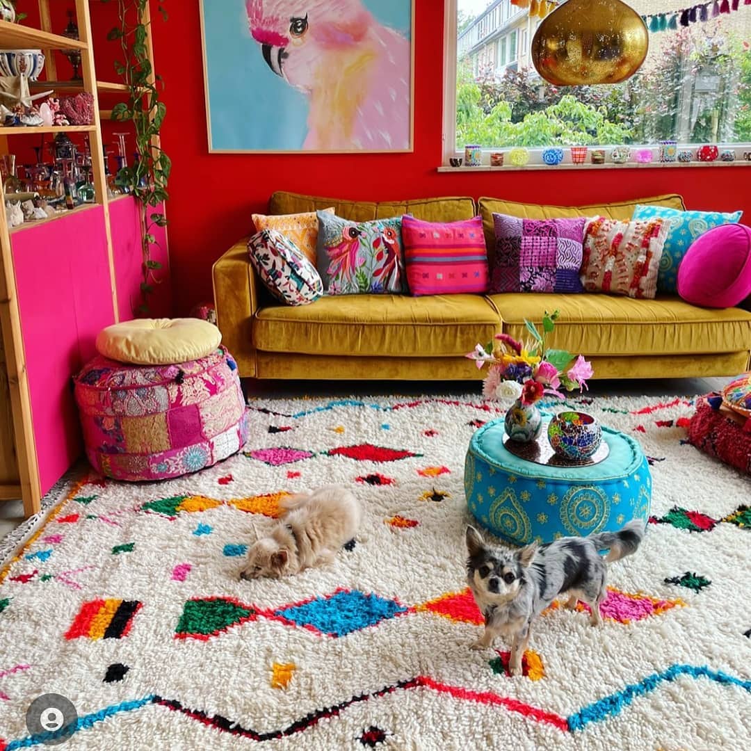 Colorful Fusion Living Space