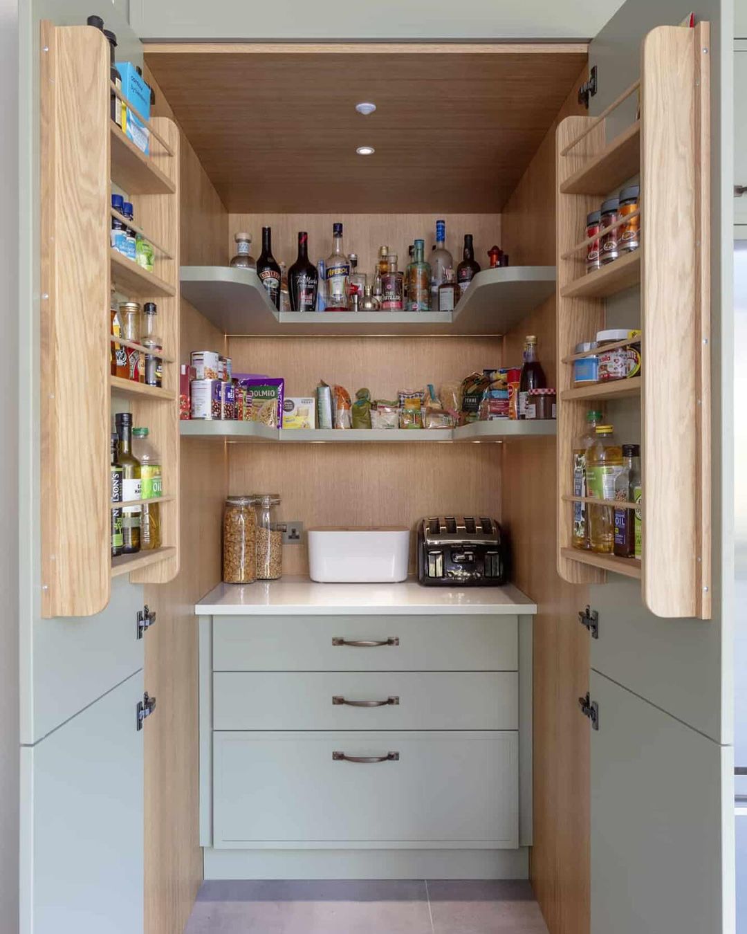 Compact Hideaway Pantry
