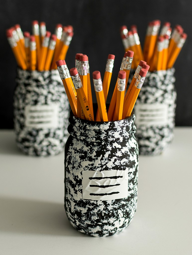 Composition Book Mason Jar
