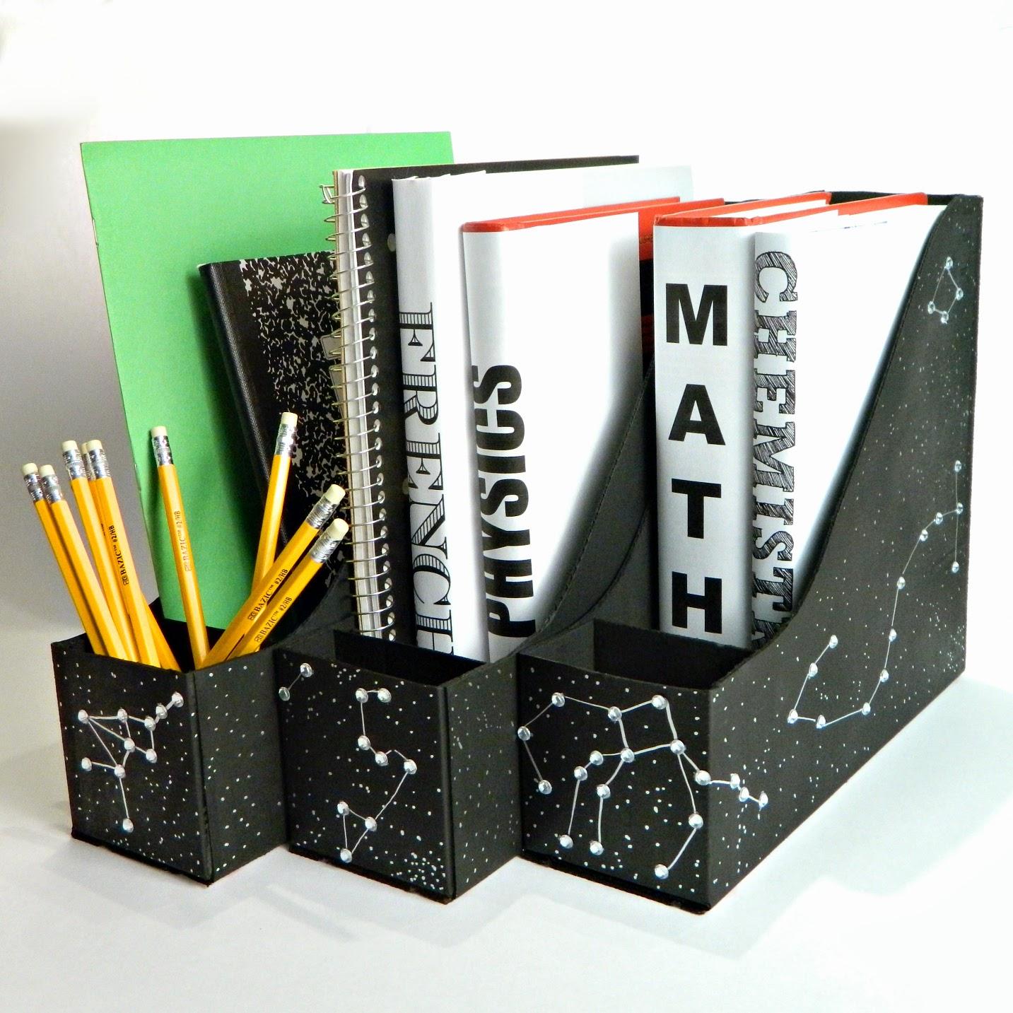 Constellation Cardboard Desk Organizer