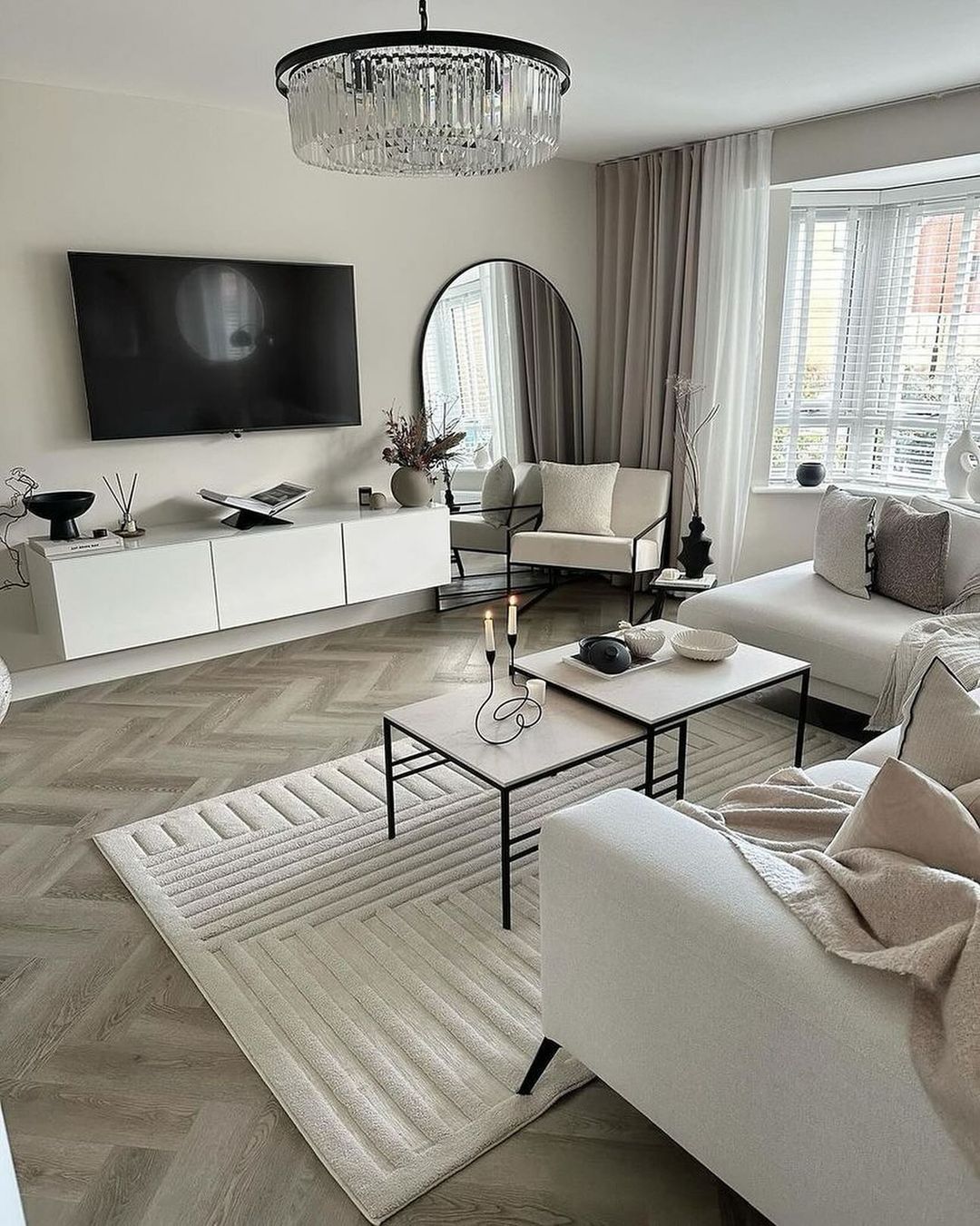 Contemporary Chic with Symmetry