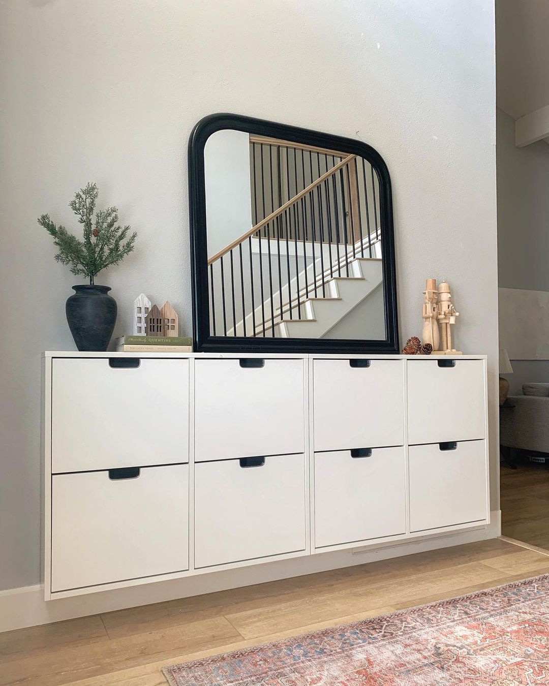 Contemporary Rustic Entryway Lines