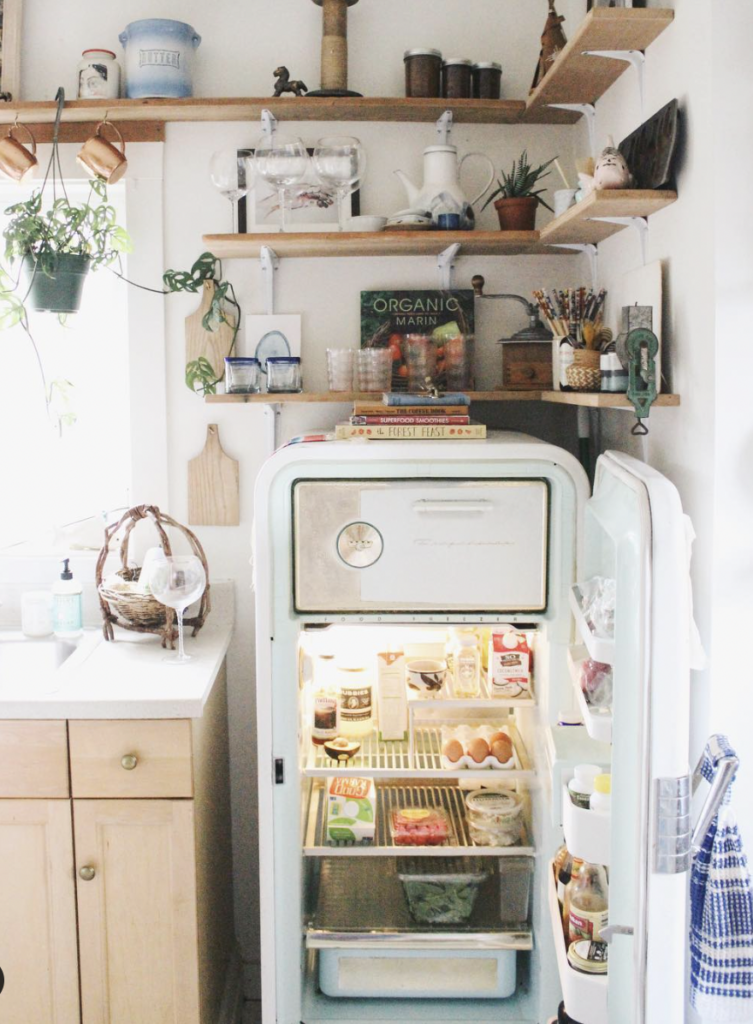 Cookbook on the Fridge