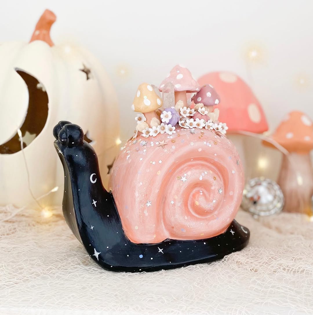 Cottagecore Halloween Snail
